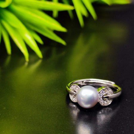 Pearl finger ring design store