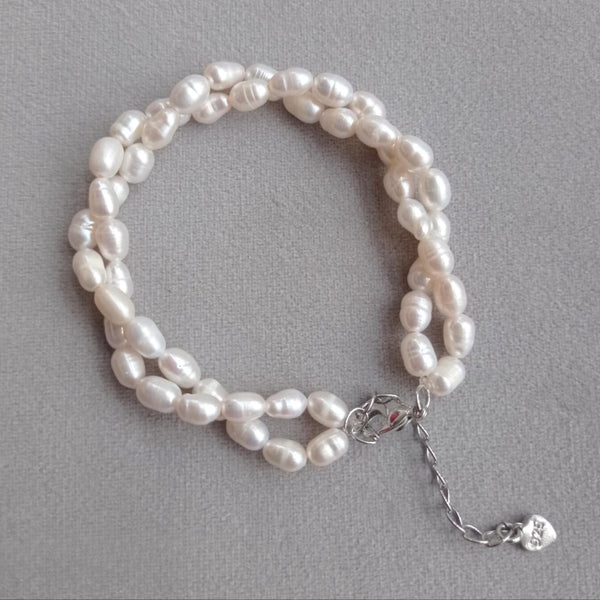 New collection Adjustable Double layer Pearl Bracelet For Women