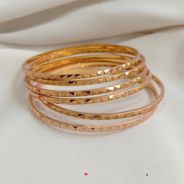 Indian Fusion Bangles - Bridging Traditions with Contemporary Flair, Vibrant (6pcs)