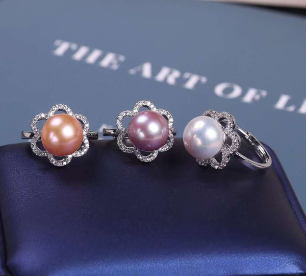 AAA Graded Freshwater Cultured Pearl Rings!