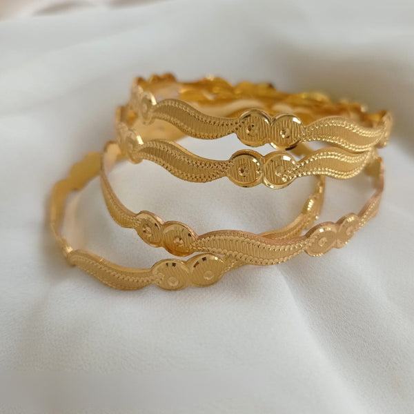 Opulent Charm: Handcrafted Gold-Plated Churi