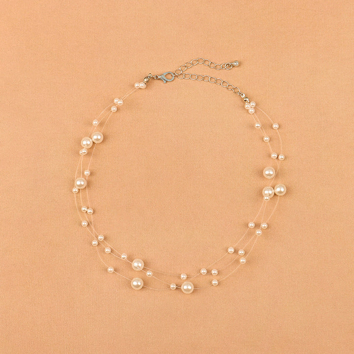 Simple Korean Style Pearl Clavicle Necklace