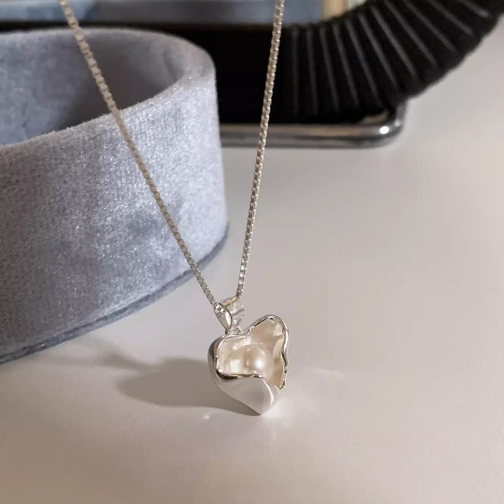 Girl's Love Pearl Necklace