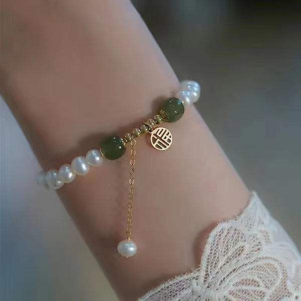 Women's Exquisite Niche Blessing Pearl Bracelet