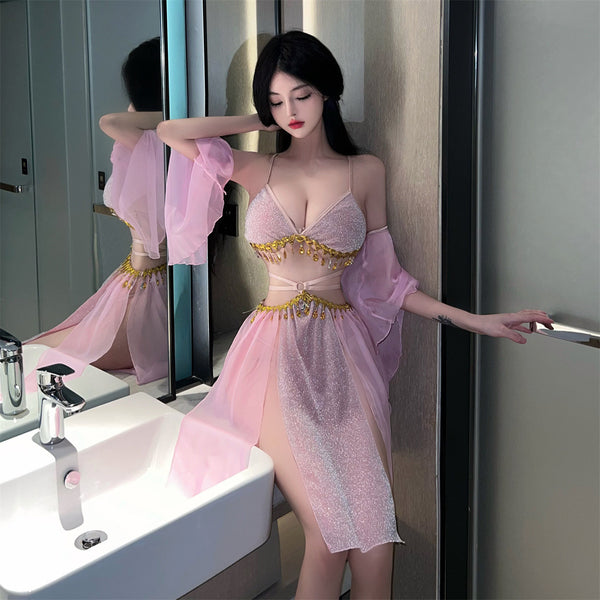 Ancient-Style Exotic Love Lingerie set - Costume with Flying Dance Temptation
