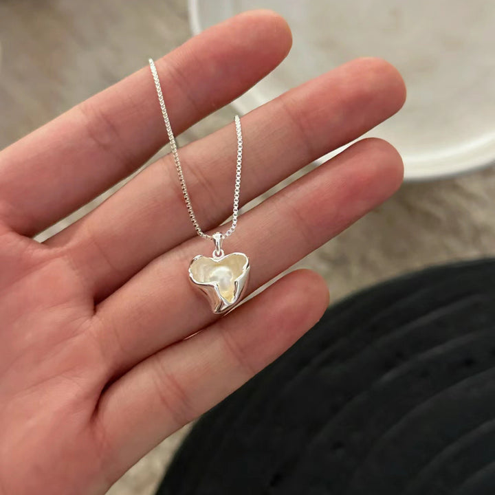 Girl's Love Pearl Necklace