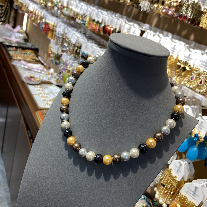 Women's Multicolored Elegant Pearl Necklace