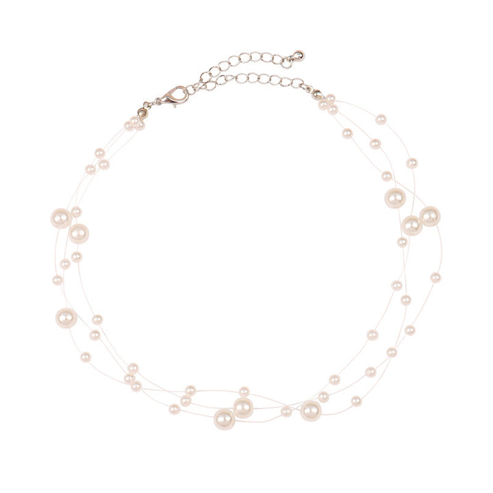 Simple Korean Style Pearl Clavicle Necklace