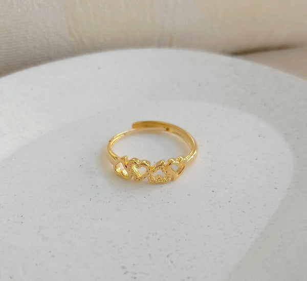 New Gold Plated Ring For Women