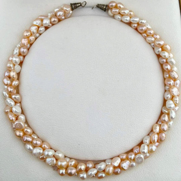 Cultured Freshwater Pearls Multi Strand Necklace