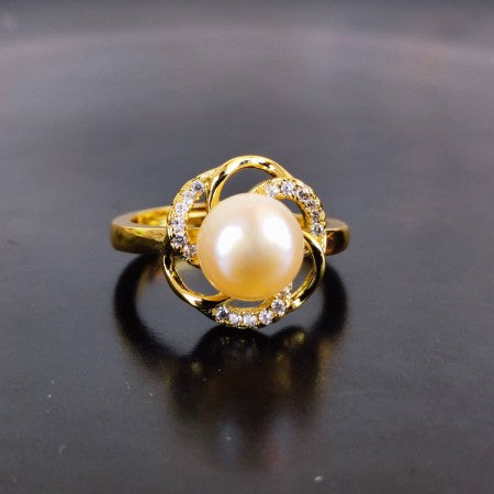 Adjustable Finger Ring shadow 5 Color Pearl