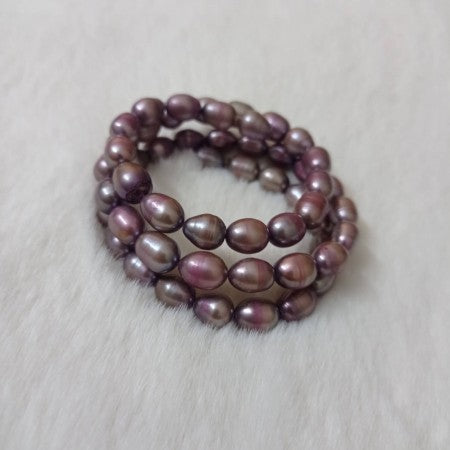 Adjustable Pearl Spiral Bracelet Multi Color