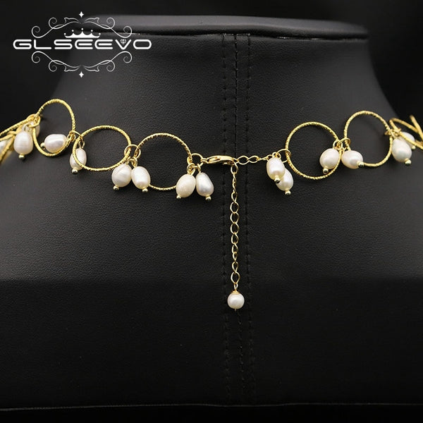 Natural Freshwater Pearl necklace for women Necklace on the neck Gifts for mom the new year luxury quality jewelry GN030