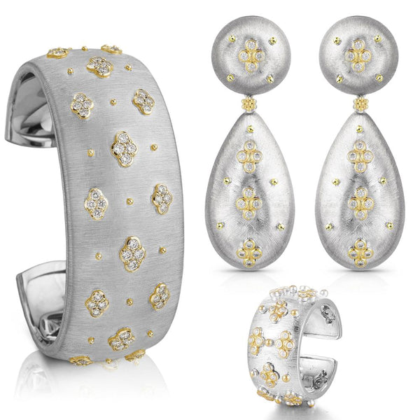 Famous Design Luxury 3PC Bracelet Ring Earring Sets For Women Wedding Bridal Cubic Zirconia Dubai PARTY Jewelry BOHO 2020