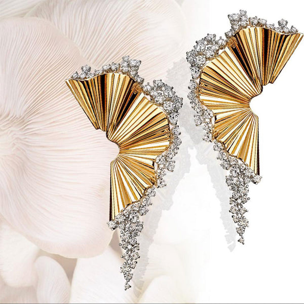New Trendy Luxury 2PC Necklace Earring Sets Jewelry Set For Women Wedding Party Full Zircon Dubai Bridal jewelry Sets