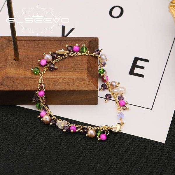 Natural Baroque Pearls Winding Woman Bracelet Woman Fashion 2022 Retro Personality High Jewelry Anniversary Gifts