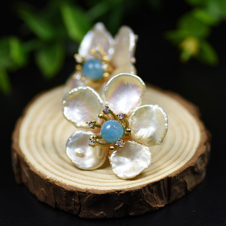 Aquamarine Light Blue For Woman Earrings Necklace Bracelet 2022 Korea Fashion Romantic Cute Jewelry Set Anniversary Gift - LeisFita.com