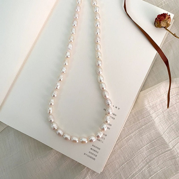 Freshwater Circled Pearl Necklace - LeisFita.com